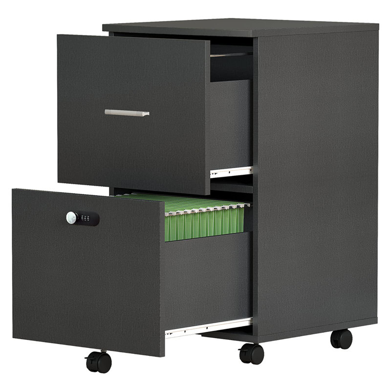 Ebern Designs Vertice File for Home Office, 2 Drawer Filing
